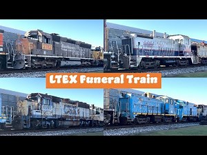 Funeral Train on the CSX - Historic Locomotives
