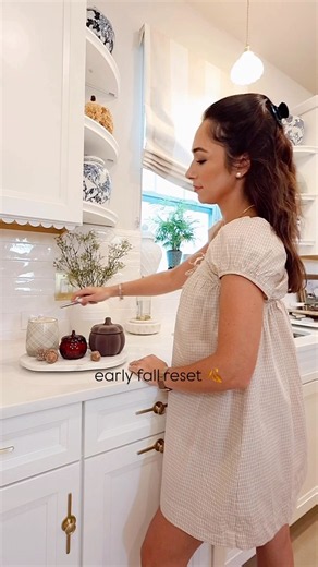 Early fall home reset 🕯️🍂 #falldecor #falldecoratingideas