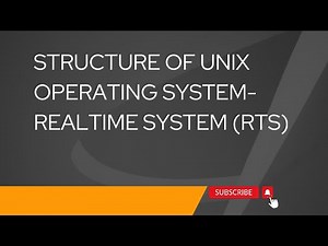 the structure of Unix operating system #rts