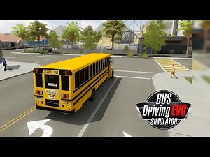 School Bus Driving Around Los Angeles | Bus Driving EVO | PS4