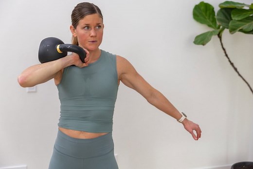 35-Minute Full Body Kettlebell Workout (Video) | NML