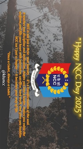 KARE NCC on Instagram: "#78thNCCRaisingDay🇮🇳✨ #NCCDay2025💥 #ncc❤️"
