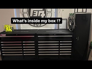 Harbor freight us general 44 inch tool box tour