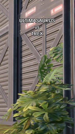 ULTIMASAURUS vs TREX Battle in Jurassic World