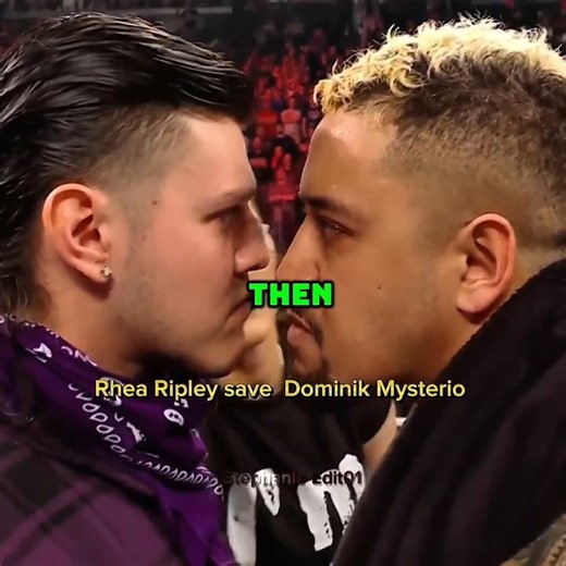 Rhea Ripley save Dominik Mysterio and then vs now 🥰😘😱 shorts edits WWE #rhearipley#dominik#wwe