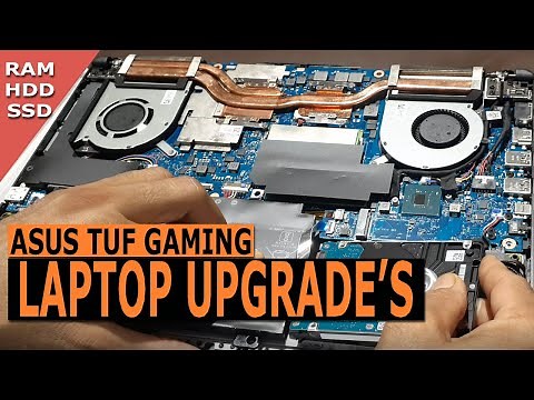 How to install Ram & Ssd in Asus Tuf Gaming Laptop - Full Practical Tutorial ASUS TUF Upgradation