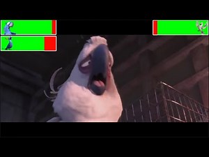 Rio (2011) Final Battle with healthbars