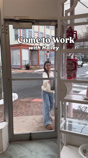 Come to work with Hailey! It was a busy day at Tickled Pink she unboxed new products, set up displays, worked on inventory, and more importantly treated herself to some presents! #vlog | Tickled pink