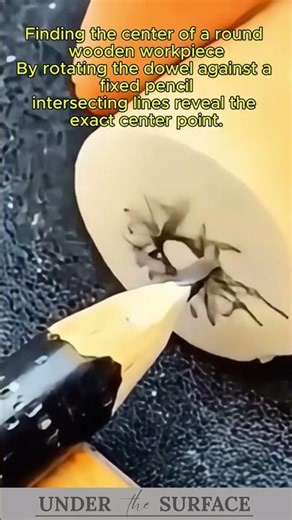 How to Find the Center of a Round Wooden Piece