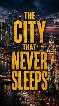 The City That Never Sleeps #MoscowRussia #TravelVideo