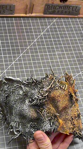 Leather mask for a metal band 🤘🎸 #mask #masks #process #processvideo #leather #processart #leather #leathermask #costume #leathercraft #leathercrafting #howitsmade #performer #tutorial #howto #wrestlingentrance #wrestlingmask #costume #costumeideas #musician #designer #prowrestling #haunt #dance | Rockwell Masks