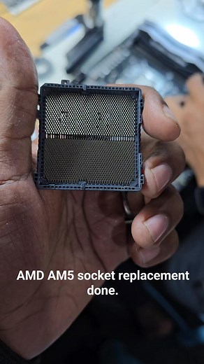109K views · 659 reactions | AM5 socket replacement available at TechMonster. No need to worry about broken pins anymore. #pinrepair #fixbrokenpin #fixyourmotherboard #pcrepairs #motherboardrepair #techmonster #techmonsterbd | Tech Monster | Facebook
