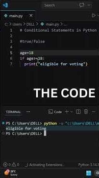 PYTHON : Working with IF ELIF ELSE