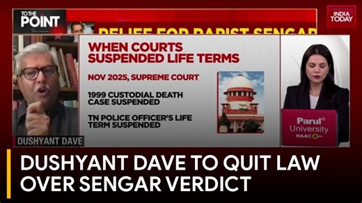 Senior advocate Dushyant Dave slams Delhi HC's Sengar verdict, says he will quit law
