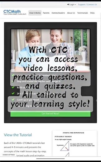 Check out CTC Math at https://www.ctcmath.com/