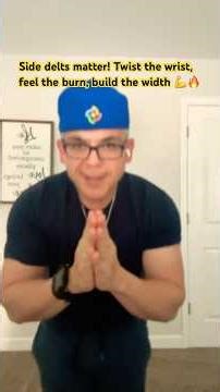 Side lateral delts give you that wide, athletic shoulder look.