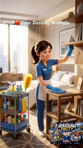 Are you dusting the wrong way? How to Dust Surfaces Correctly | 3D Housekeeping Training