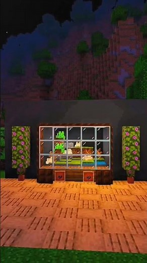 Frog Terrarium 🐸 | Minecraft Build#minecraft #frog #build #shorts