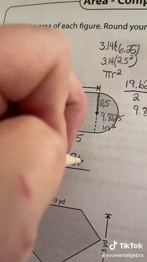 Calculating Area of Compound Shapes in Geometry