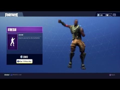 Fortnite "Fresh" Emote 5 minutes