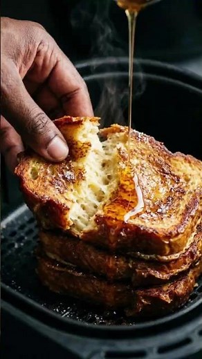 Air Fryer French Toast That Tastes Better Than Restaurants! #airfryer #airfryerrecipes #easyrecipe