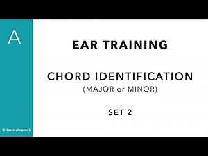 RCM Prep A Chords (Ear Training - Major or Minor Triads) | Quick Set 2