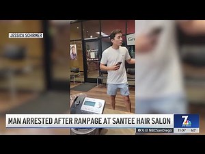 Shampoo, rage and repeat — irate customer at Great Clips in Santee arrested: SDSO | NBC 7 San Diego
