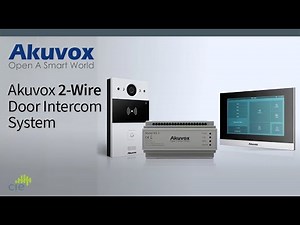 Akuvox 2 wire SIP Video Intercom system