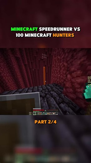 Minecraft Speedrunner vs 100 Hunters: Epic Showdown Part 2