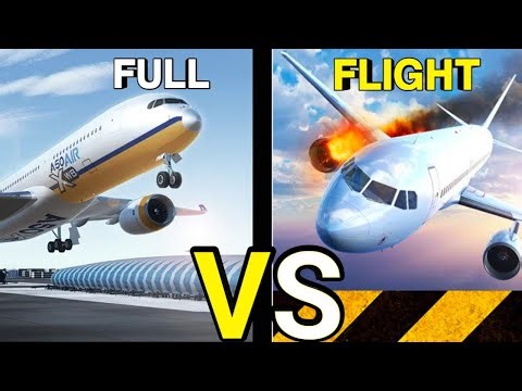 FULL FLIGHT ×4 ✈ AIRLINE COMMANDER VS EXTREME LANDINGS ! (BOEING 737 VS BOEING 747)