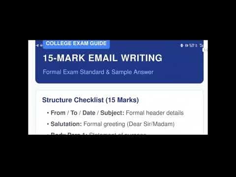 How to write an email , email full pattern , format to write an email easy explain
