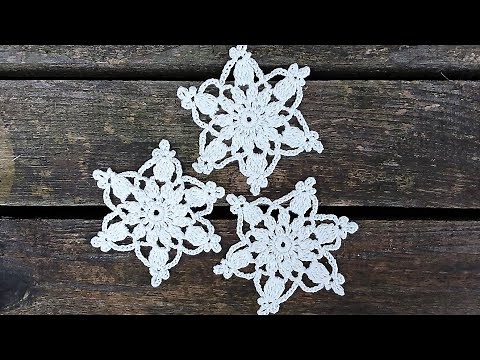 Crochet Snowflake Tutorial