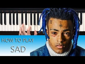 XXXTENTACION - SAD! | Piano Instrumental | How to play tutorial