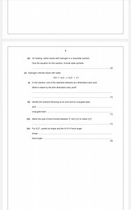 (ii) On heating, iodine reacts with hydrogen in a reversible re... | Filo