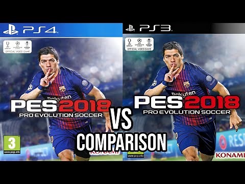 PES 2018 PS4 Vs PS3