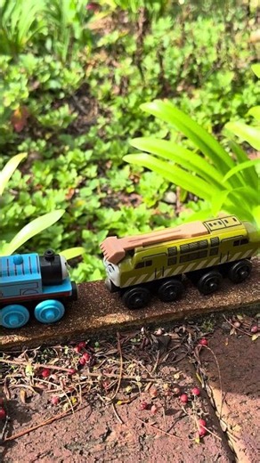 Thomas vs Diesel 10 in the garden #thomasandfriends