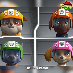 The PAW Patrol is revving up for the race of a lifetime 🏎️🏁 Don't miss Ready, Race, Rescue this Friday at 6:05pm on Treehouse! #PAWPatrol | Treehouse