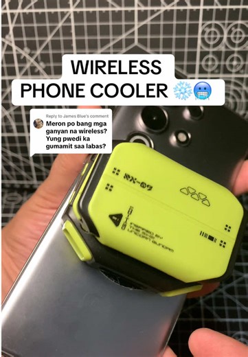 Replying to @James Blue said: ❄️ Wireless Phone Cooler – Keep Your Device Cool! 🔥 Prevent overheating and enjoy smooth gaming with this wireless phone cooler! No cables needed—just attach and chill. Perfect for mobile gamers and heavy users! 🎮📱 #WirelessPhoneCooler #KeepItCool #NoMoreOverheating #GamingEssential #StayChilled #SmoothPerformance #TechUpgrade #CoolingMadeEasy #MobileGaming #PhoneProtection #EfficientCooling #LongerGaming #NoLag #SmartCooling #HeatControl #RechargeableCooler #Gam