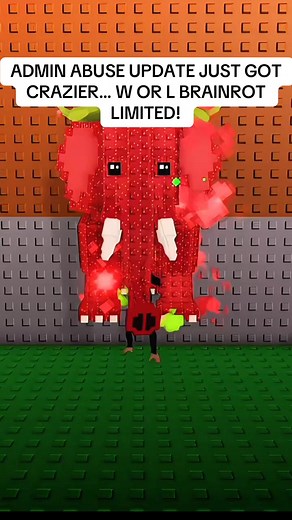 Admin Abuse is officially leaked and confirmed! W or L Brainrot is LIMITED to 300K and Sammy is making us do a mini-game to earn it. Los Planitos revealed as a fusion of La Vaca + Bisonte Giuppitere, plus new secrets, rebirth info, Brainrot lanes, Early Bird rewards, and everything you NEED to know before the update. Stay locked in so you don’t miss tomorrow’s admin abuse event. #worl #brainrot #RobloxUpdate | Daily Clips ofbrainrot merchants | Facebook