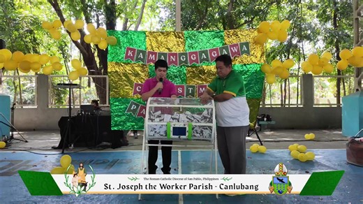 Disyembre 30, 2025 | Martes | Parish Christmas Party | Parish Raffle Para sa mga donasyon sa pagpapatayo ng ating bagong simbahan, maaari po kayong magpadala via BDO. Narito po ang account number ng pagdadalhan: Banco de Oro Account Name: The Roman Catholic Bishop of San Pablo, Inc. - Canlubang Acct Number: 007718009363 Para naman sa mga katanungan, maaaring tumawag sa ating Parish Office sa numerong: (049)-503-5596. Bukas naman ang opisina mula Martes hanggang Linggo, 8:00 AM hanggang 5:00 PM (