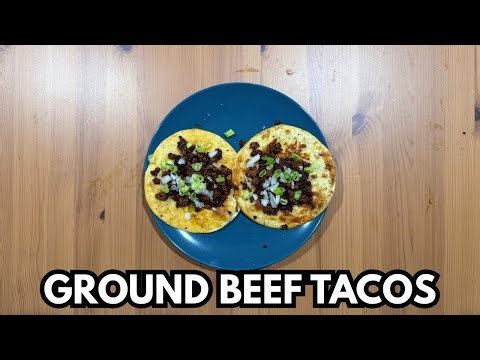 Ground Beef Tacos | POV Cooking