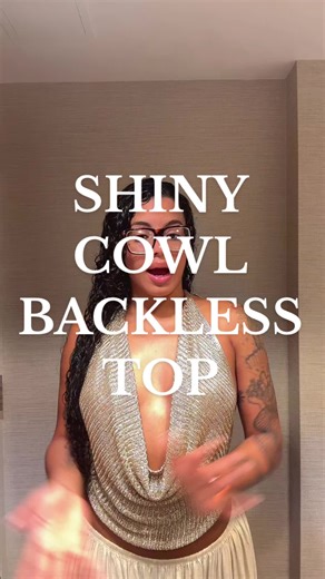 Stylish Backless Top for Your Beach Vacation