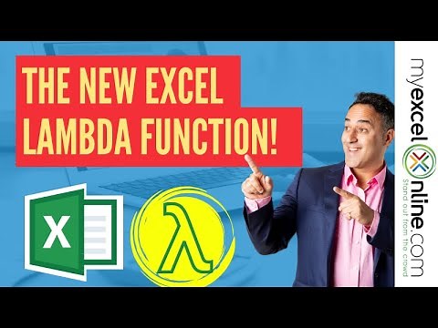 When to Use the Excel Lambda Function in Microsoft Office 365