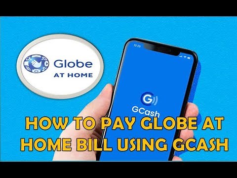 How to pay Globe at Home bill using GCash? (Globe internet)