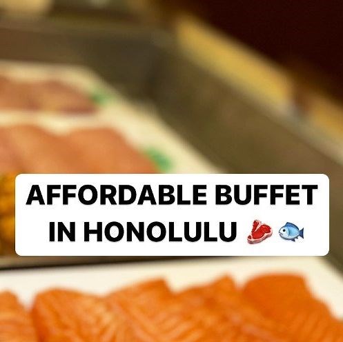 KELLI • HAWAII FOOD BLOGGER on Instagram: "🐟🥩 AFFORDABLE BUFFET IN HONOLULU 📍 @mccullybuffet If you’re looking for a place to celebrate the holidays this year, check out @mccullybuffet. The YAKINIKU AND SEAFOOD BUFFET IS $27.95 for lunch and $39.95 for dinner. 🥩 There are plentiful options for both seafood and meats: 🐟SEAFOOD ✨Sashimi: Ahi, salmon, hamachi 🍣Nigiri: Ahi, salmon, ebi, hamachi, tamago 😋Poke: Tako, spicy ahi, Shoyu ahi Seafood is always a huge draw for me. The sashimi and sus