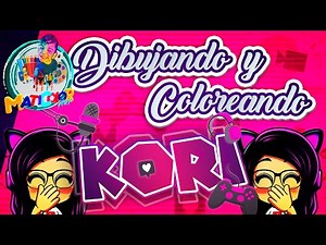Aprende a DIBUJAR y COLOREAR un SKIN de KORI 🎮🎧🎙