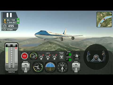 AFPS .AIRPLANE FLIGHT AIRPLANE OF BOEING 747