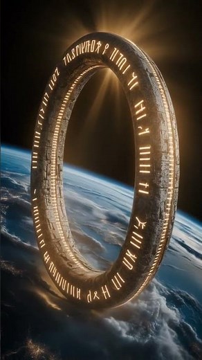 What Is This Alien Ring Ship Doing Above Earth? | Cinematic Sci-Fi Reveal! #shorts