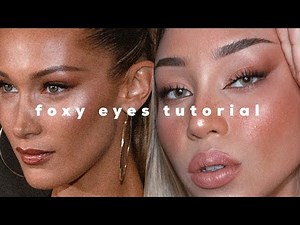 Alarga tu mirada sin cirugía como Bella Hadid | Foxy Eyes Tutorial
