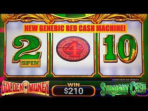 NEW! Generic RED CASH MACHINE + Generic Green Cash Machine + Double 4 Times Pay slot play! NICE!